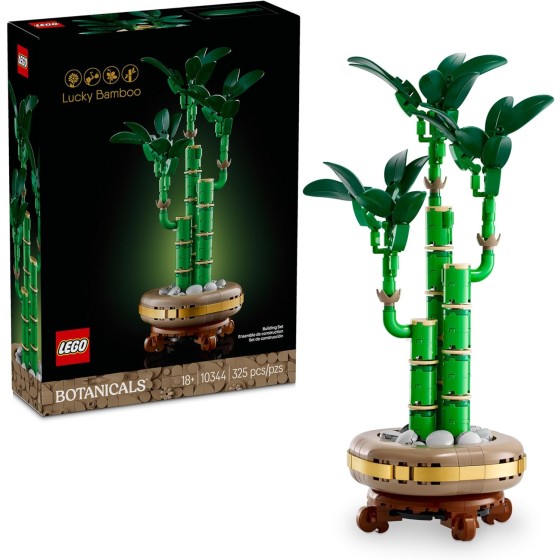 LEGO Botanicals Lucky Bamboo Building Set - Artificial Plant for Indoor Home Décor